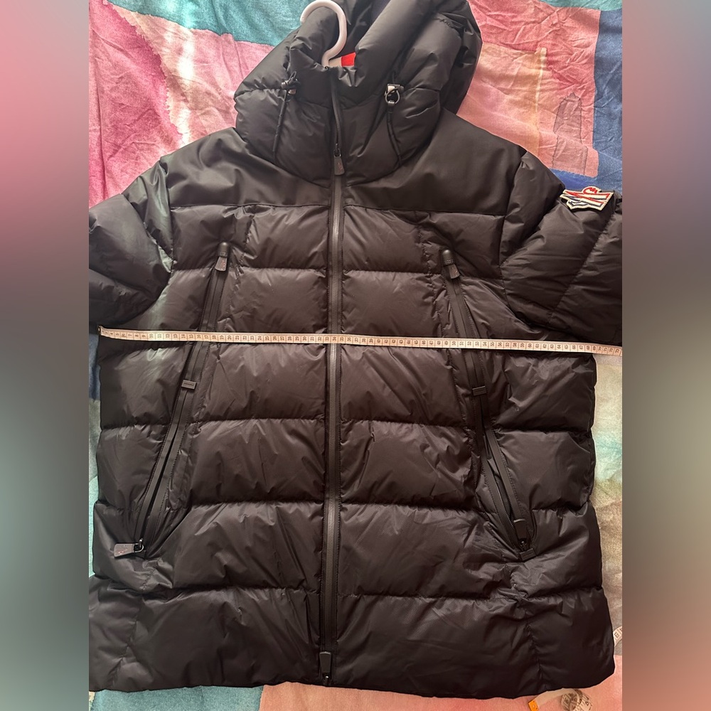 Moncler Black Hooded Puffer Jacket, Grenoble Camurac Quilted Shell Down Jacket - Picture 16 of 16